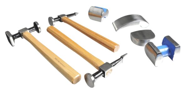 Coffret 7 pcs marteaux + tas de carrossier - OC 0811 - CLAS Equipements