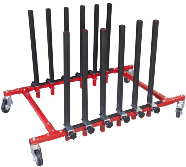 Chariot porte pieces/pare-brise/capots - OC 6041 - CLAS Equipements