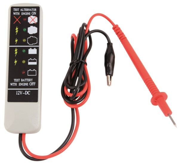 Testeur de charge (LED) pour batteries et alternateurs 12V - OE 0035BL - CLAS Equipements