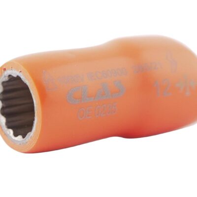 Douille 12 pans isolée 12mm 3/8'' 1000V VDE IEC 60900 CrV - OE 0235 - CLAS Equipements