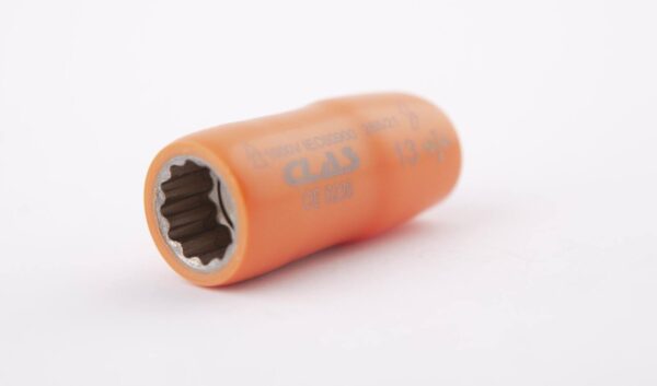 Douille 12 pans isolée 13mm 3/8'' 1000V VDE IEC 60900 CrV - OE 0236 - CLAS Equipements