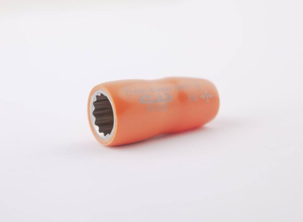 Douille 12 pans isolée 14mm 3/8'' 1000V VDE IEC 60900 CrV - OE 0237 - CLAS Equipements