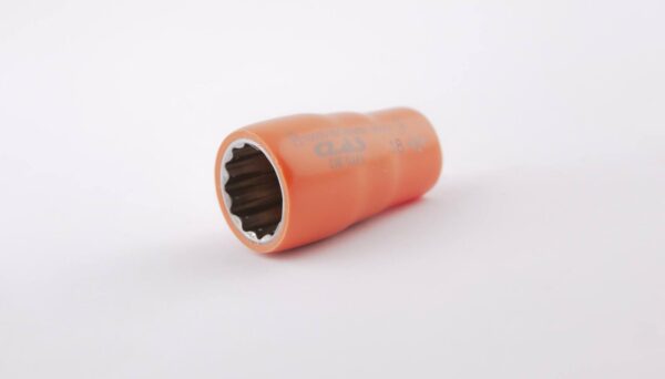 Douille 12 pans isolée 18mm 3/8'' 1000V VDE IEC 60900 CrV - OE 0241 - CLAS Equipements