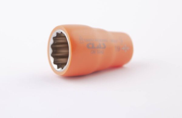 Douille 12 pans isolée 19mm 3/8'' 1000V VDE IEC 60900 CrV - OE 0242 - CLAS Equipements – Image 2