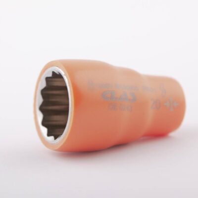Douille 12 pans isolée 20mm 3/8'' 1000V VDE IEC 60900 CrV - OE 0243 - CLAS Equipements