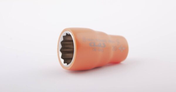 Douille 12 pans isolée 20mm 3/8'' 1000V VDE IEC 60900 CrV - OE 0243 - CLAS Equipements