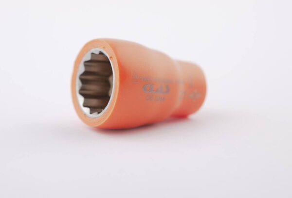 Douille 12 pans isolée 21mm 3/8'' 1000V VDE IEC 60900 CrV - OE 0244 - CLAS Equipements