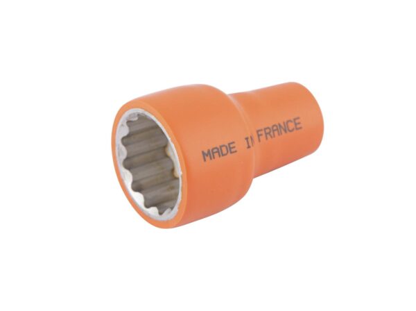 Douille 12 pans isolée 22mm 3/8'' 1000V VDE IEC 60900 CrV - OE 0245 - CLAS Equipements