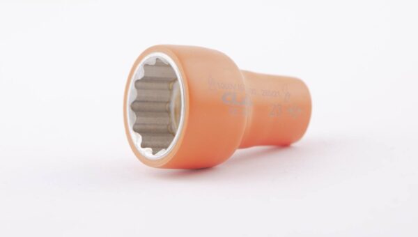 Douille 12 pans isolée 23mm 3/8'' 1000V VDE IEC 60900 CrV - OE 0246 - CLAS Equipements