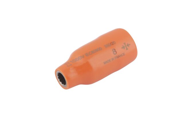 Douille 12 pans isolée 8mm 1/2'' 1000V VDE IEC 60900 CrV - OE 0248 - CLAS Equipements – Image 2