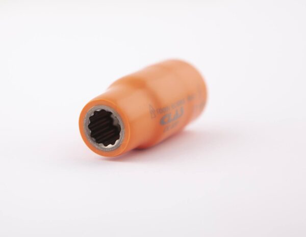 Douille 12 pans isolée 11mm 1/2'' 1000V VDE IEC 60900 CrV - OE 0251 - CLAS Equipements