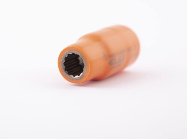 Douille 12 pans isolée 11mm 1/2'' 1000V VDE IEC 60900 CrV - OE 0251 - CLAS Equipements – Image 2