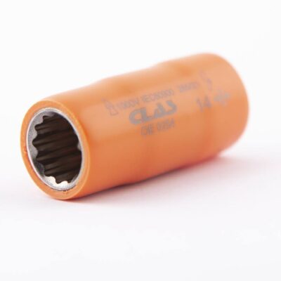 Douille 12 pans isolée 14mm 1/2'' 1000V VDE IEC 60900 CrV - OE 0254 - CLAS Equipements