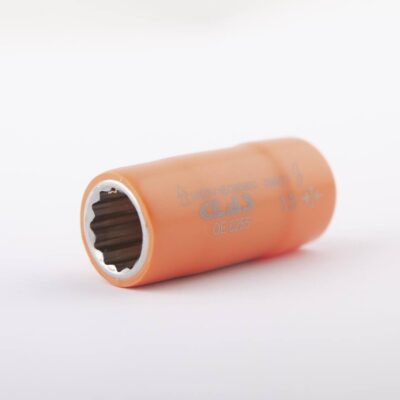 Douille 12 pans isolée 15mm 1/2'' 1000V VDE IEC 60900 CrV - OE 0255 - CLAS Equipements