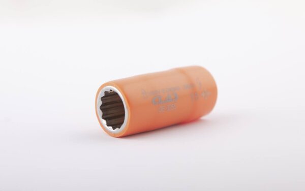 Douille 12 pans isolée 15mm 1/2'' 1000V VDE IEC 60900 CrV - OE 0255 - CLAS Equipements