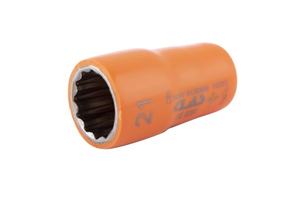 Douille 12 pans isolée 21mm 1/2'' 1000V VDE IEC 60900 CrV - OE 0261 - CLAS Equipements