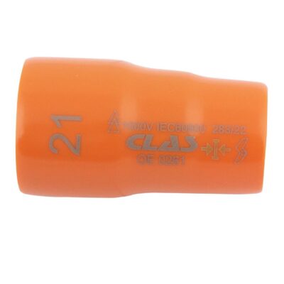 Douille 12 pans isolée 22mm 1/2'' 1000V VDE IEC 60900 CrV - OE 0262 - CLAS Equipements