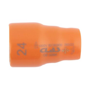 Douille 12 pans isolée 24mm 1/2'' 1000V VDE IEC 60900 CrV - OE 0264 - CLAS Equipements