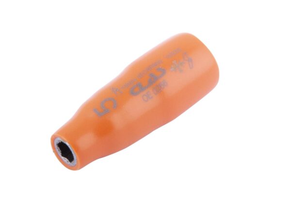 Douille 6 pans femelle isolée 5mm 1/4'' 1000V VDE IEC 60900 CrV - OE 0266 - CLAS Equipements