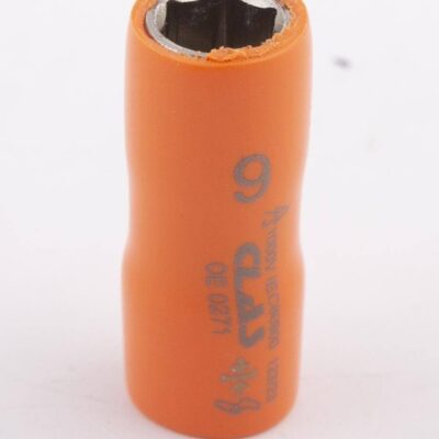 Douille 6 pans femelle isolée 9mm 1/4'' 1000V VDE IEC 60900 CrV - OE 0271 - CLAS Equipements