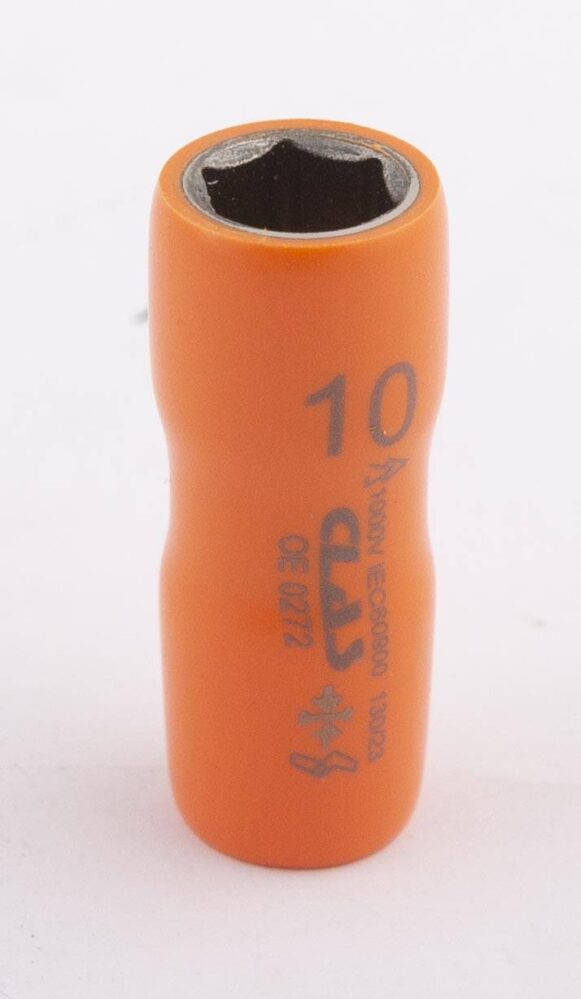 Douille 6 pans femelle isolée 10mm 1/4'' 1000V VDE IEC 60900 CrV - OE 0272 - CLAS Equipements