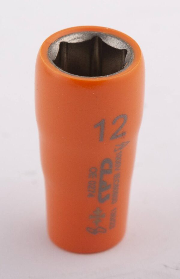 Douille 6 pans femelle isolée 12mm 1/4'' 1000V VDE IEC 60900 CrV - OE 0274 - CLAS Equipements