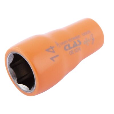 Douille 6 pans femelle isolée 14mm 1/4'' 1000V VDE IEC 60900 CrV - OE 0276 - CLAS Equipements