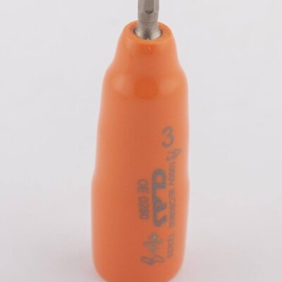 Douille 6 pans male isolée 3mm 1/4'' 1000V VDE IEC 60900 CrV - OE 0280 - CLAS Equipements