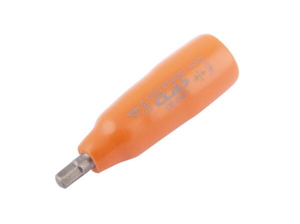 Douille 6 pans male isolée 4mm 1/4'' 1000V VDE IEC 60900 CrV - OE 0281 - CLAS Equipements