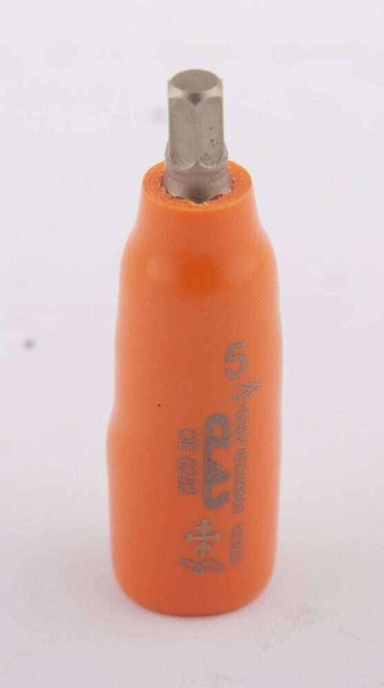 Douille 6 pans male isolée 5mm 1/4'' 1000V VDE IEC 60900 CrV - OE 0282 - CLAS Equipements