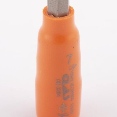 Douille 6 pans male isolée 7mm 1/4'' 1000V VDE IEC 60900 CrV - OE 0284 - CLAS Equipements