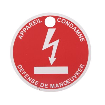 Disque de condamnation ø80 mm avec trou de fixation (Spécial protection Hybride et électriques) - OE 0563 - CLAS Equipements