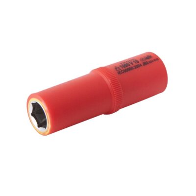 Douille 12mm L.72mm 3/8" isolée 1000V IEC 60900 en Crv - OE 0704 - CLAS Equipements