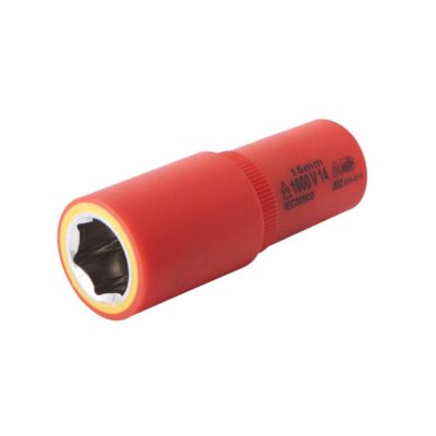 Douille 15mm L.72mm 3/8" isolée 1000V IEC 60900 en Crv - OE 0706 - CLAS Equipements