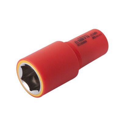 Douille 19mm L.72mm 3/8" isolée 1000V IEC 60900 en Crv - OE 0708 - CLAS Equipements
