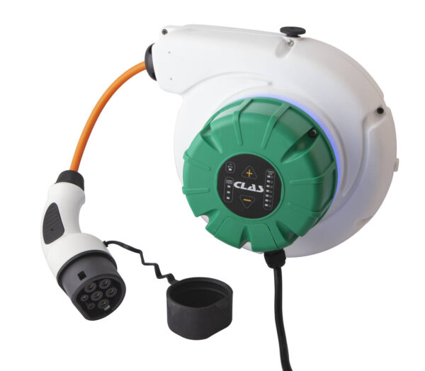 Enrouleur wallbox wifi pour alimentation vehicule électrique type2 - OE 2000 - CLAS Equipements