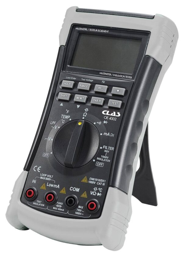 Multimètre megohmMètre et testeur d'isolement 1000v cat. iii - OE 4002 - CLAS Equipements – Image 2