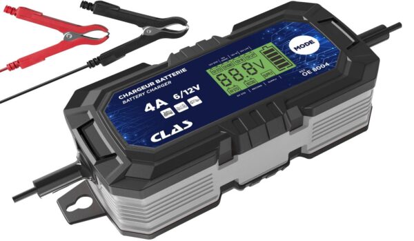 Chargeur de batterie 4A - OE 8004 - CLAS Equipements