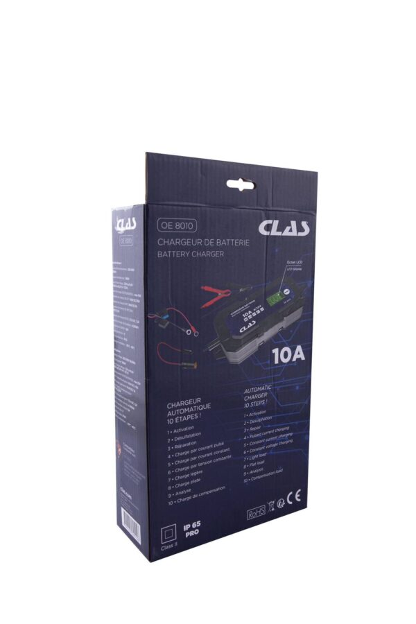 Chargeur de batterie 10A - OE 8010 - CLAS Equipements – Image 7