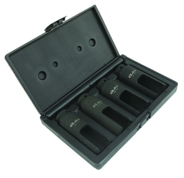 Coffret 4 douilles 1/2" 6 pans Cr-Mo démonte têtes injecteurs diesel - OM 0071 - CLAS Equipements – Image 3