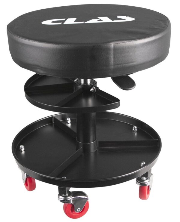 Tabouret range outils Ht. 440 à 560 mm - OM 0099 - CLAS Equipements