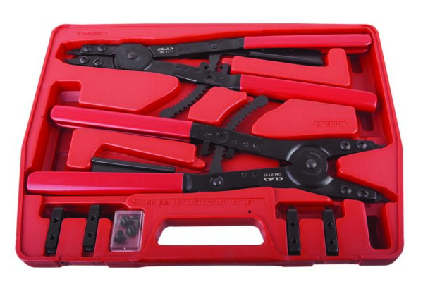Coffret 2 pinces circlips PL intérieur-extérieur L. 420 mm - OM 0111 - CLAS Equipements – Image 2