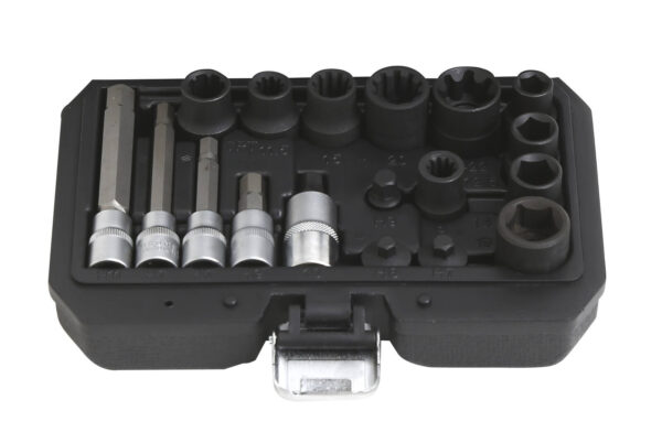 Coffret douilles CrV étrier de frein (18 pcs) - OM 0180 - CLAS Equipements