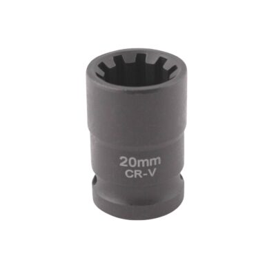 Douille 10 pans 20mm 1/2" CrV pour étrier de frein - OM 0189 - CLAS Equipements