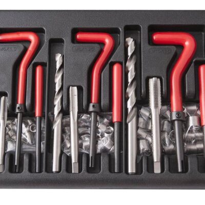 Coffret kit inserts M5-M12 Inox pour réparation filetage usés ou endommagés - OM 0450 - CLAS Equipements