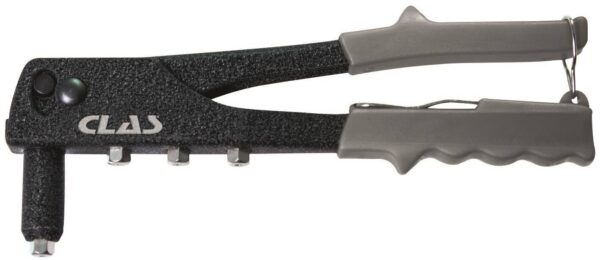 Pince à riveter L. 270 mm avec 4 buses 2.4, 3.2, 4.0 et 4.8mm - OM 0749BL - CLAS Equipements