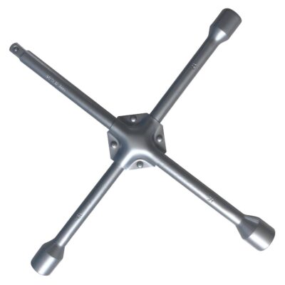 Clé en croix 1/2"-17-19-21mm L. 355mm CrV - OM 0766BL - CLAS Equipements