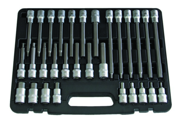 Coffret douilles embout héxagonal 1/2" (30 pcs) - OM 2335 - CLAS Equipements