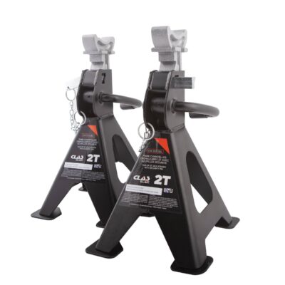 Paire chandelles crémaillères 2T avec goupilles sécurité - OM 3002BL - CLAS Equipements