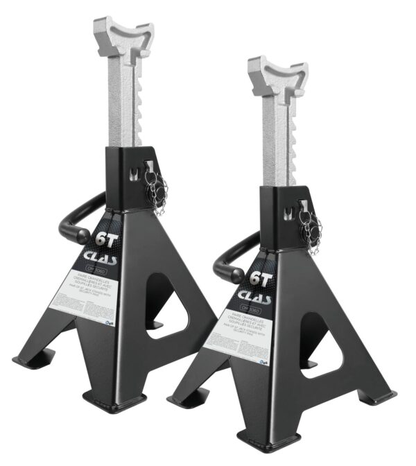 Paire chandelles crémaillères 6T avec goupilles sécurité - OM 3060 - CLAS Equipements